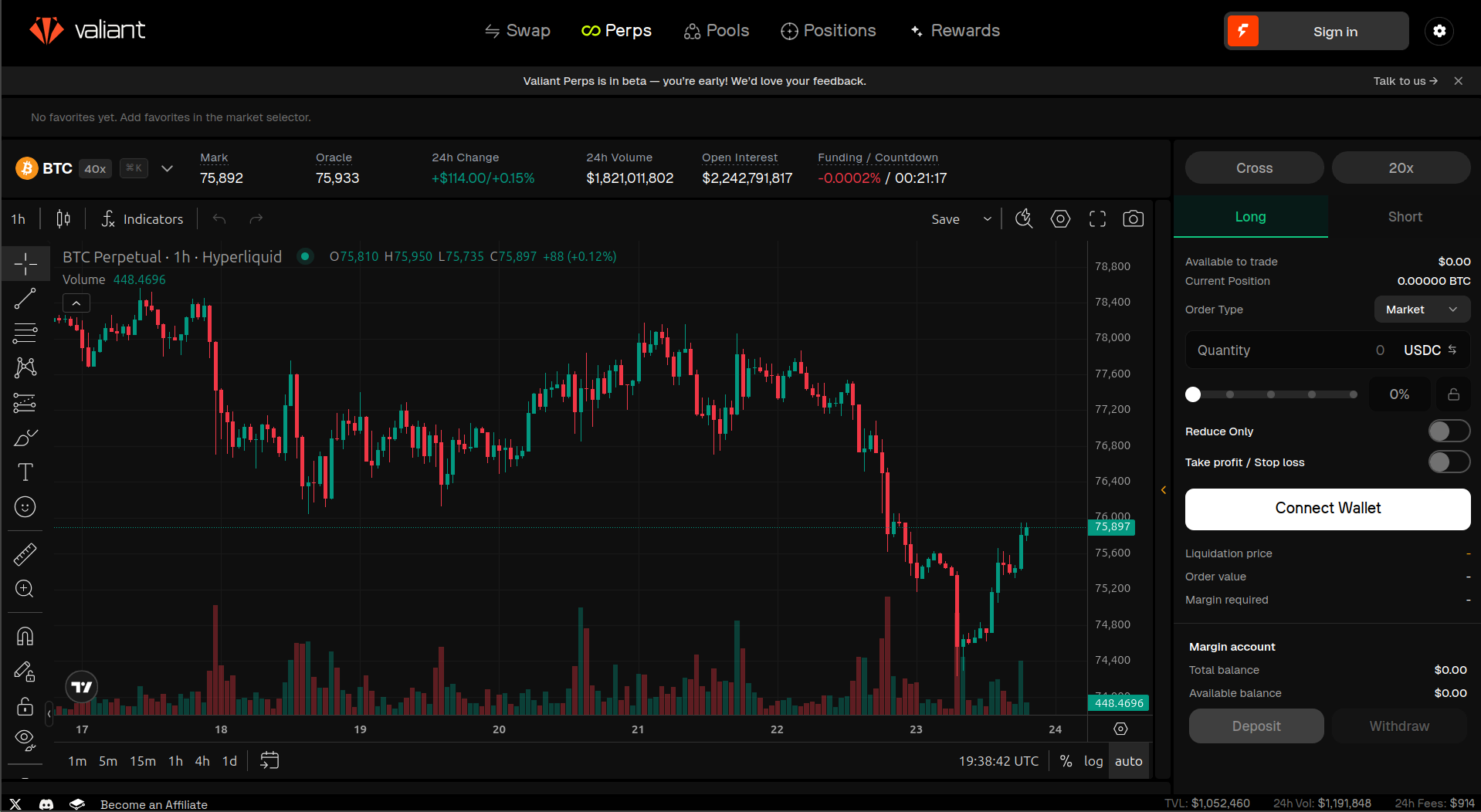 valiant.trade screenshot 2